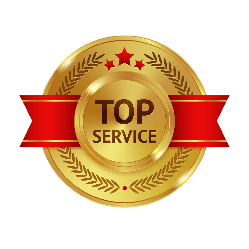 top service badge